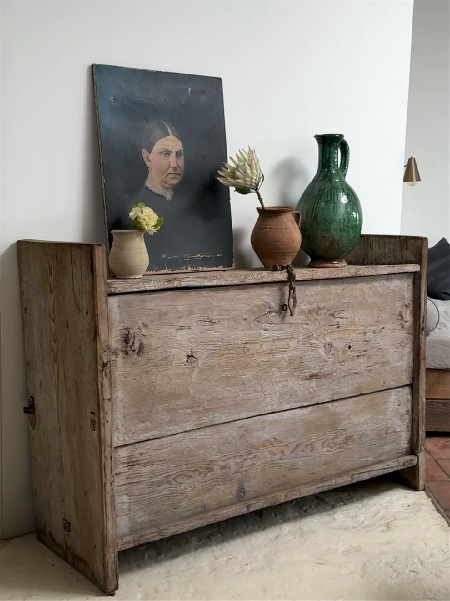 Antique Wood Sideboard