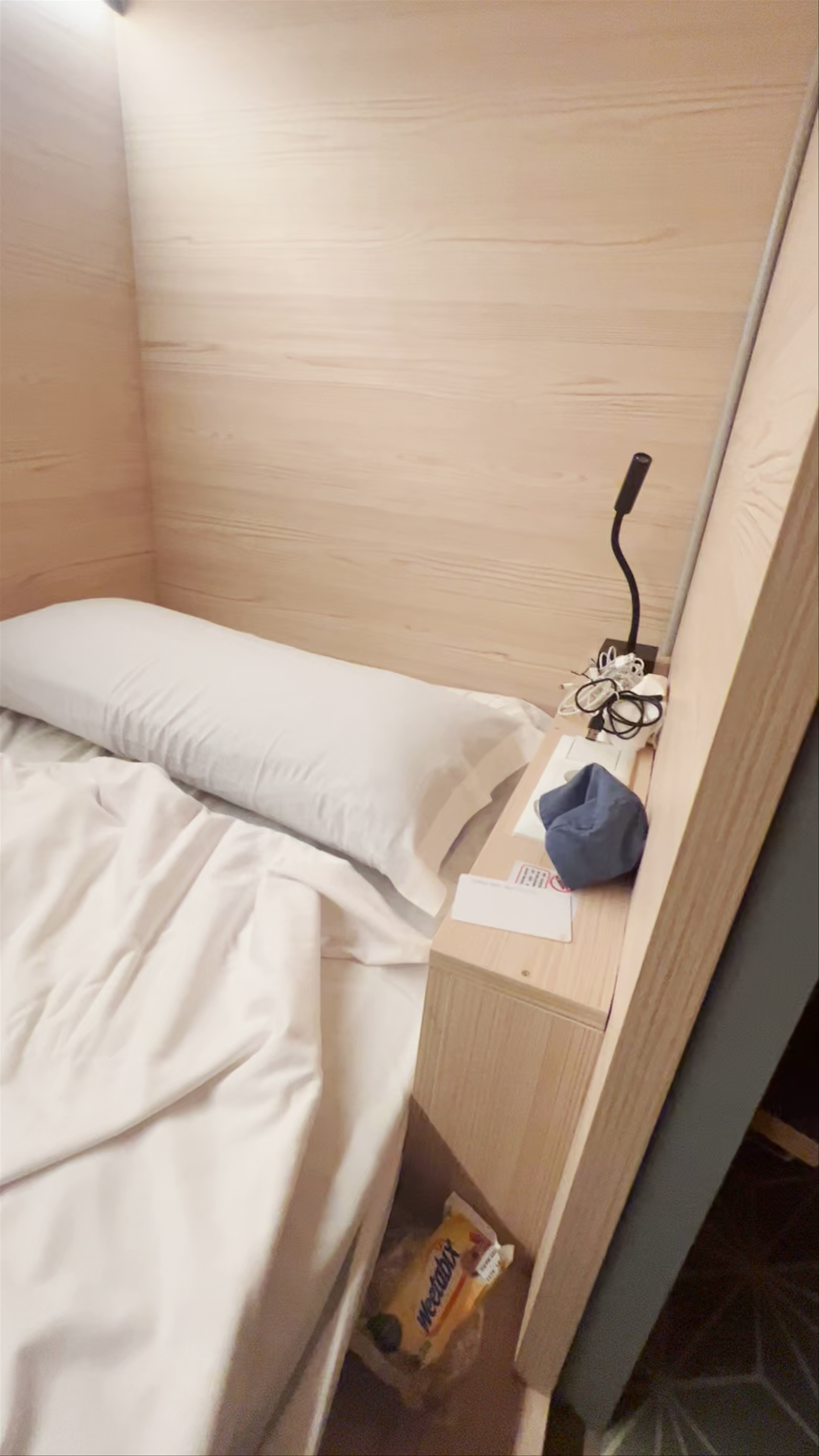 Cozy Minimalist Capsule Bed in Palma Youth Hostel