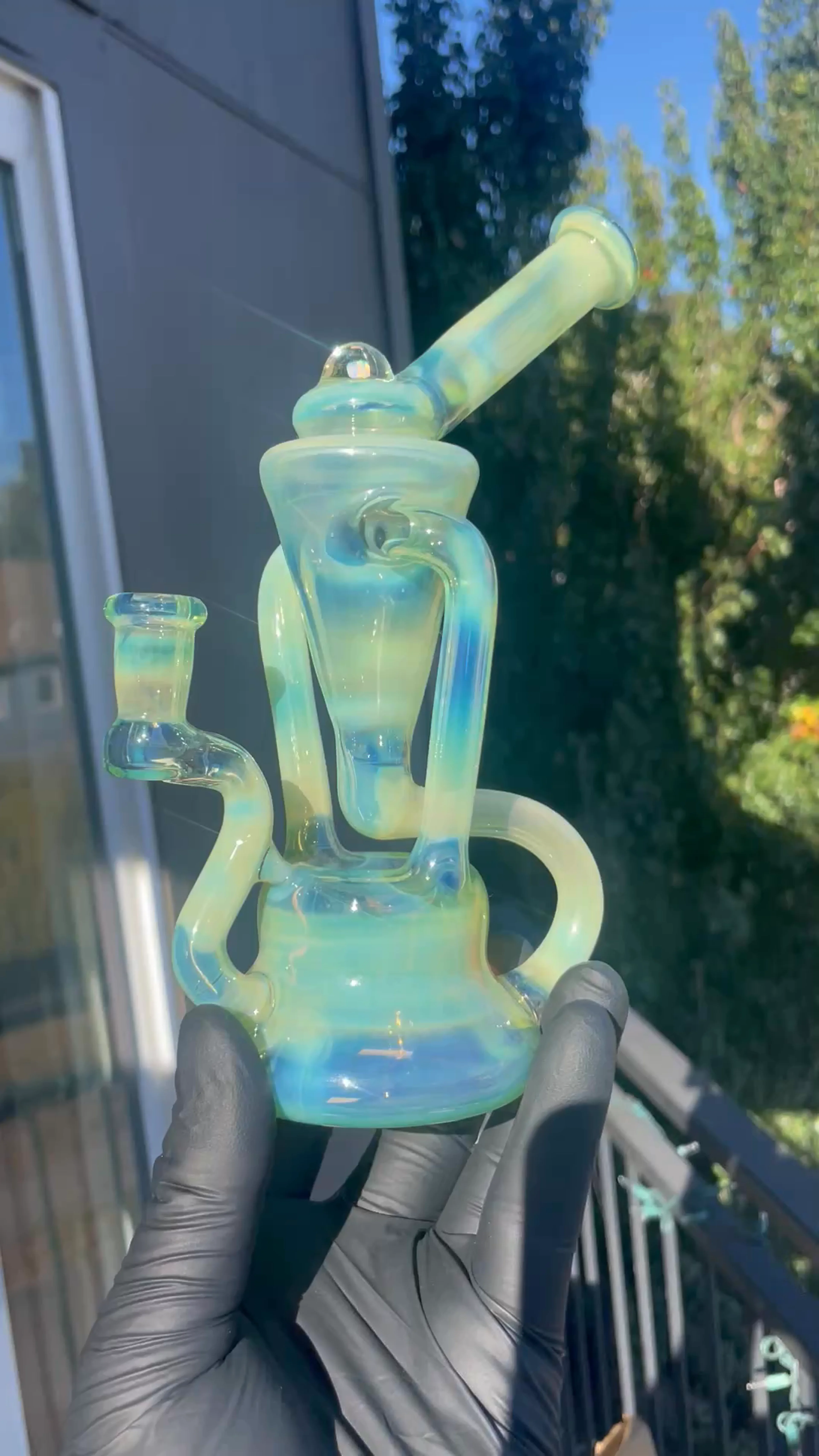 Preview pic of Egyptian Green Recycler with Opal - NO RESERVE