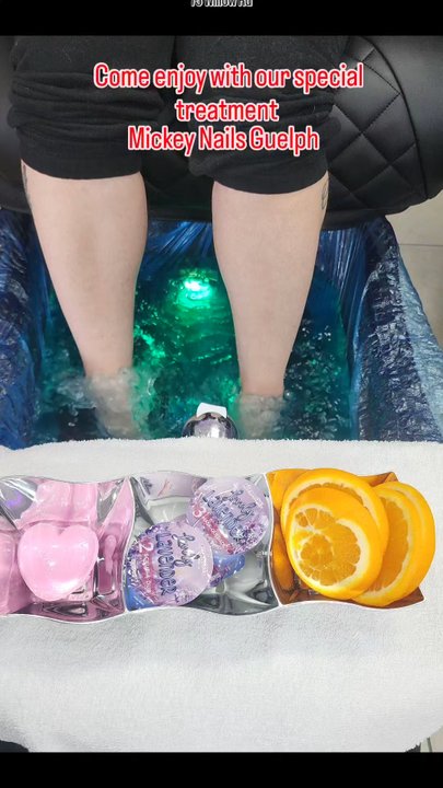 Mickey Nails - Special treatment pedicure. - Nail Salons Near Me - Guelph, Ontario