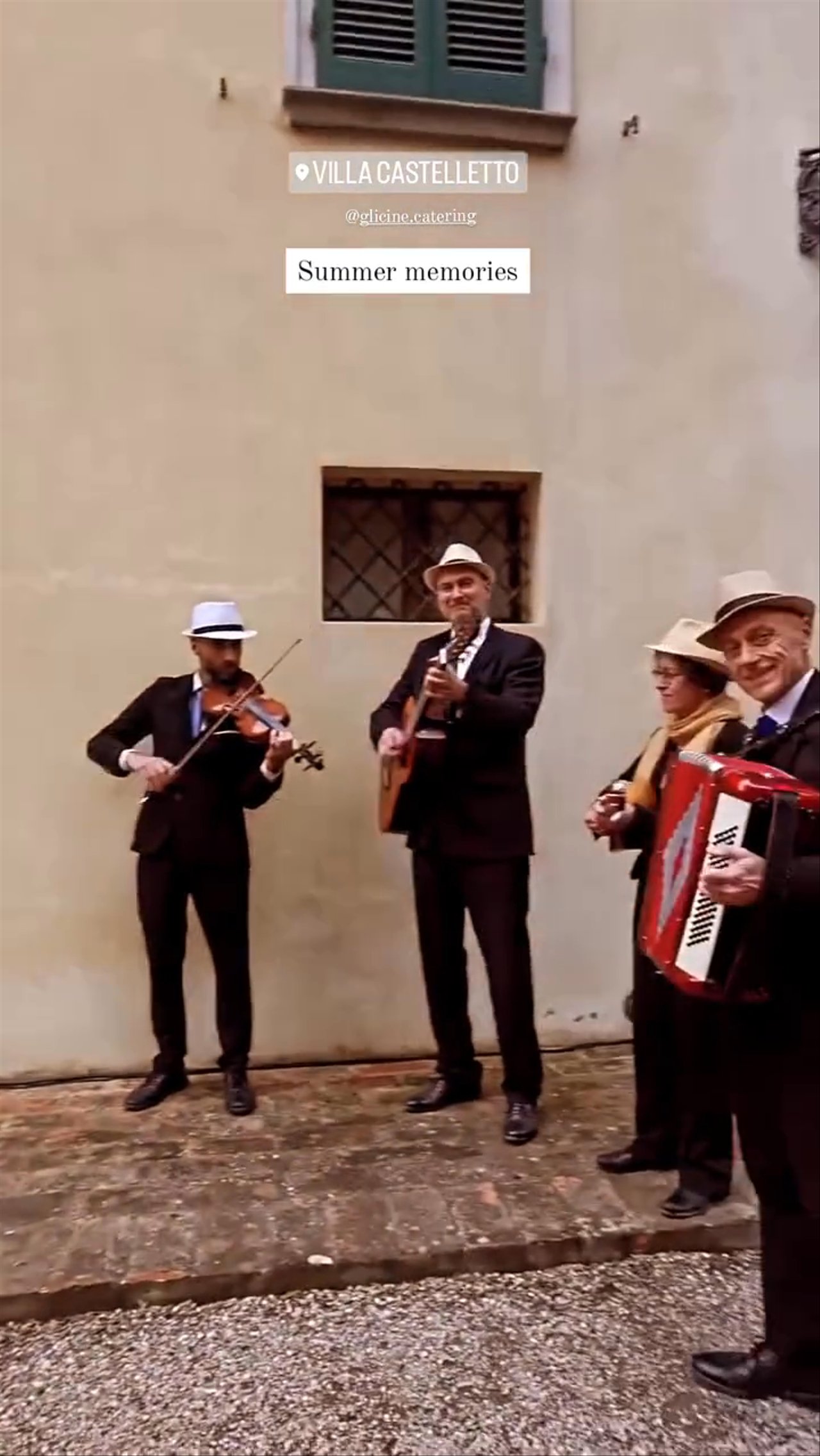 The Tuscany Folk Band @ Villa Castelletto - video