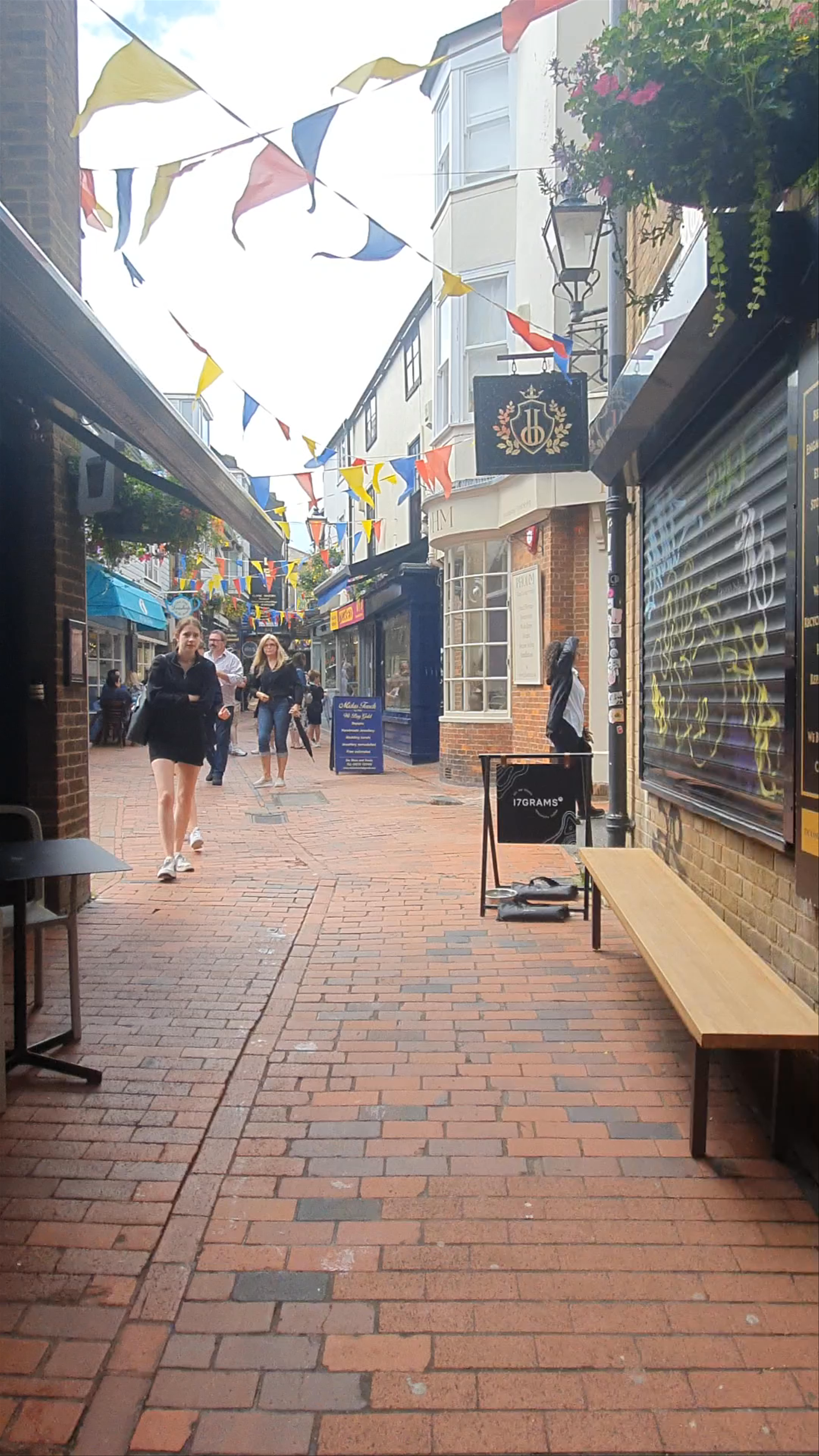 Shopping streets in Brighton