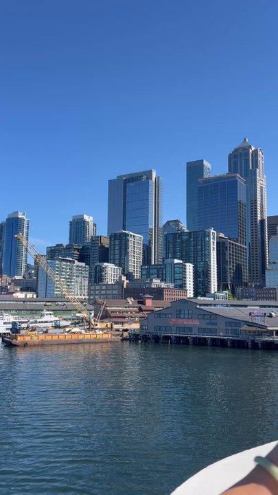 Bainbridge Island Ferry - View from ferry - Ferries Near Me - Seattle, Washington