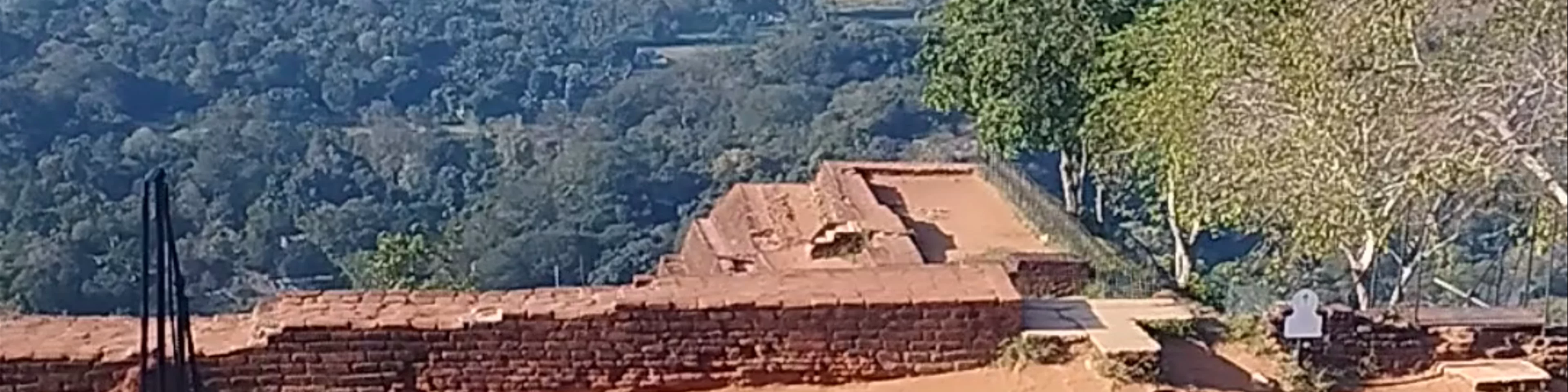 Summit of Sigiriya Rock Mountain