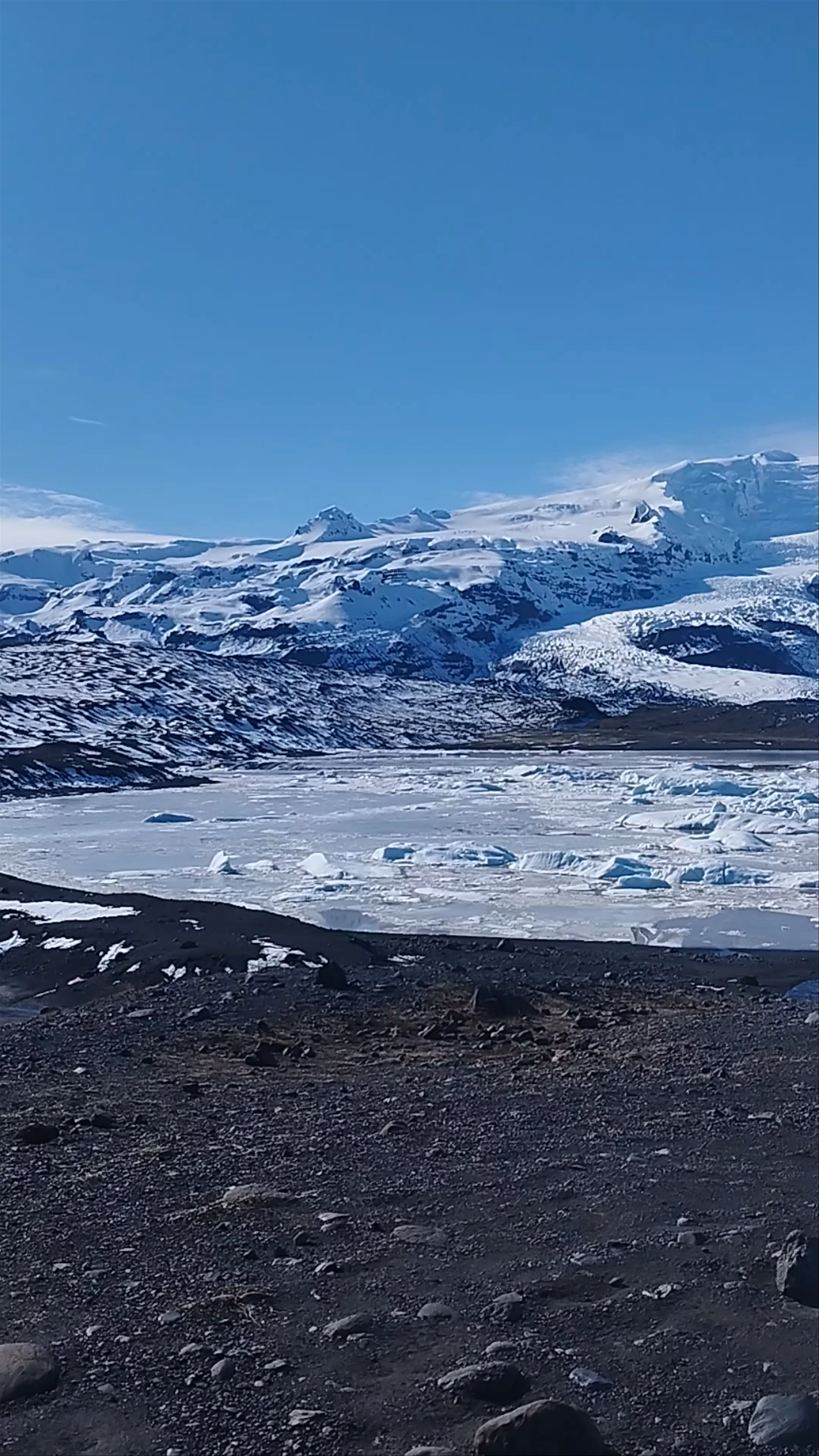 Viewpoint of Fjallsjökull, Fjallsarlon Road