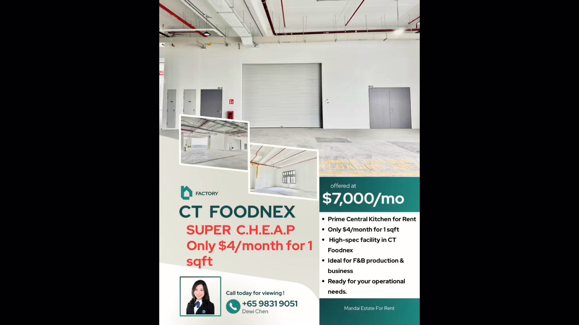 Food & Beverage for Rent around  Mandai Estate - Image 13