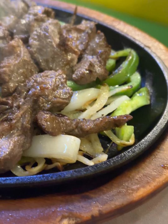 Las salsas - Beef Fajitas!!! Still sizzling! - Mexican Near Me - Manor, Texas