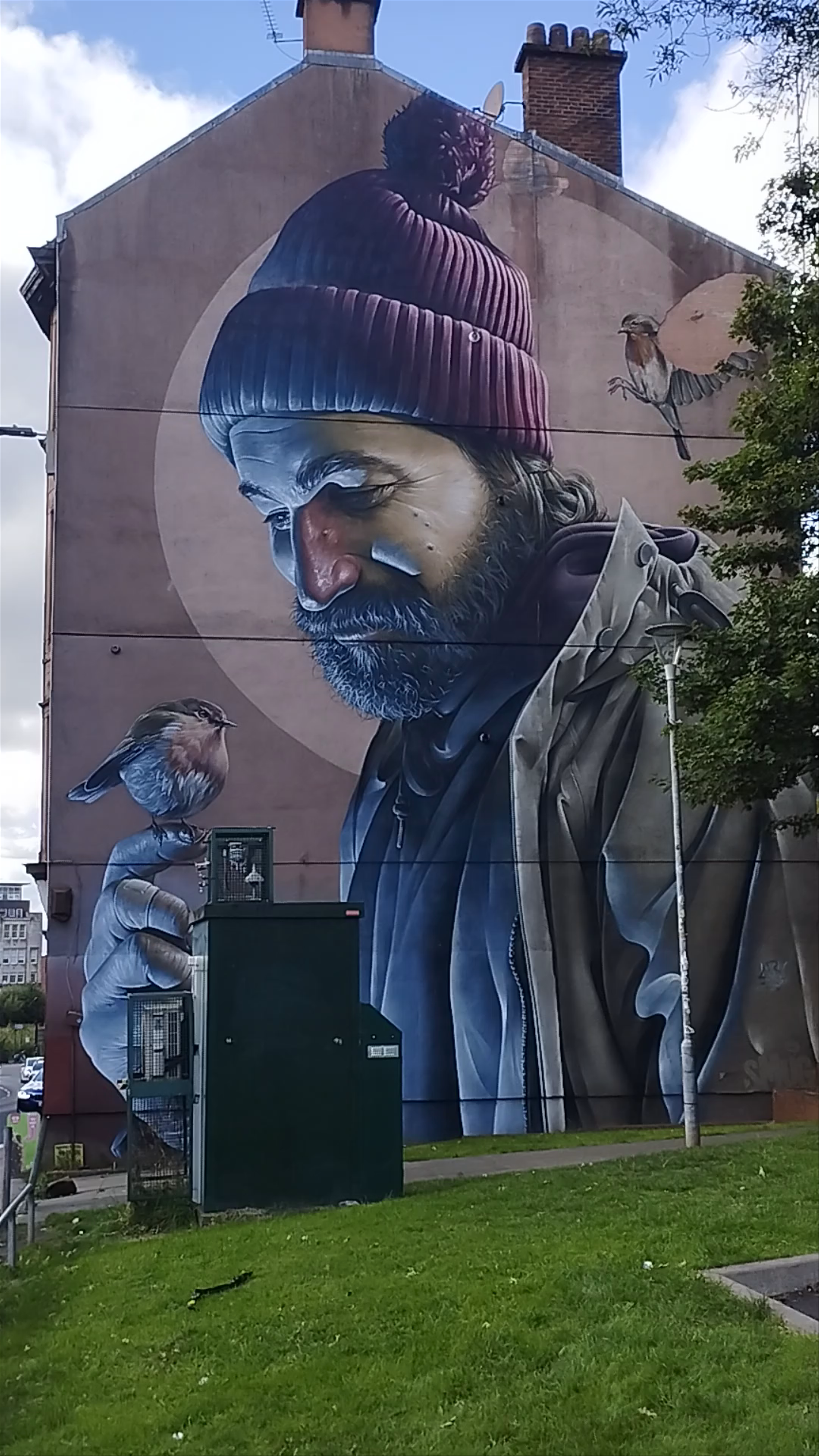 St. Mungo Mural: Soulful Street Art on Glasgow's High Street