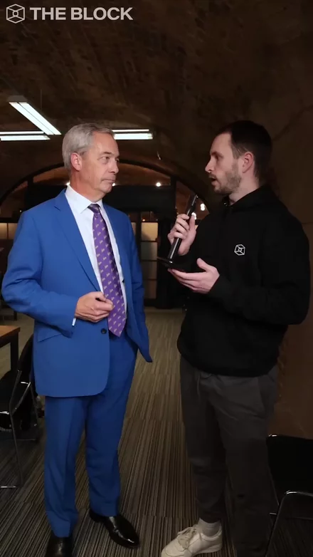 ‘It’s time for a national Bitcoin reserve,’ says Reform UK leader Nigel Farage! #bitcoin #crypto #UK