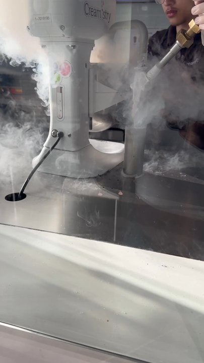 Creamistry - The process of making - Ice Cream & Frozen Yogurt Near Me - Gilbert, Arizona
