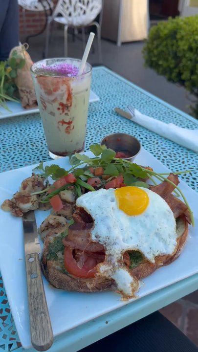 Naked Cafe - Bacon & Avocado Toast - Coffee & Tea Near Me - Carlsbad, California