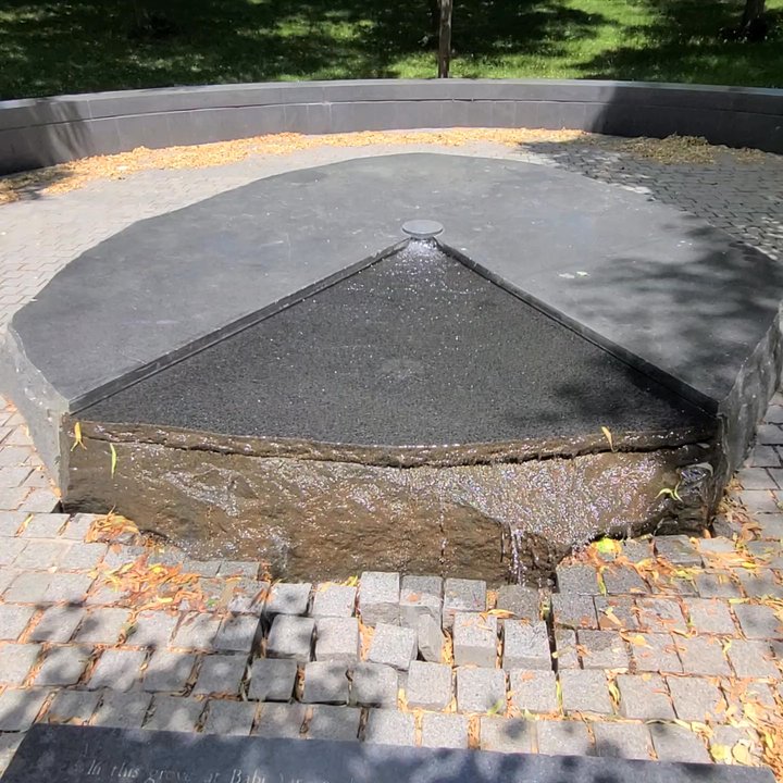 Babi Yar Park - Hard to read what's on the stone  06-29-2023 - Parks Near Me - Denver, Colorado
