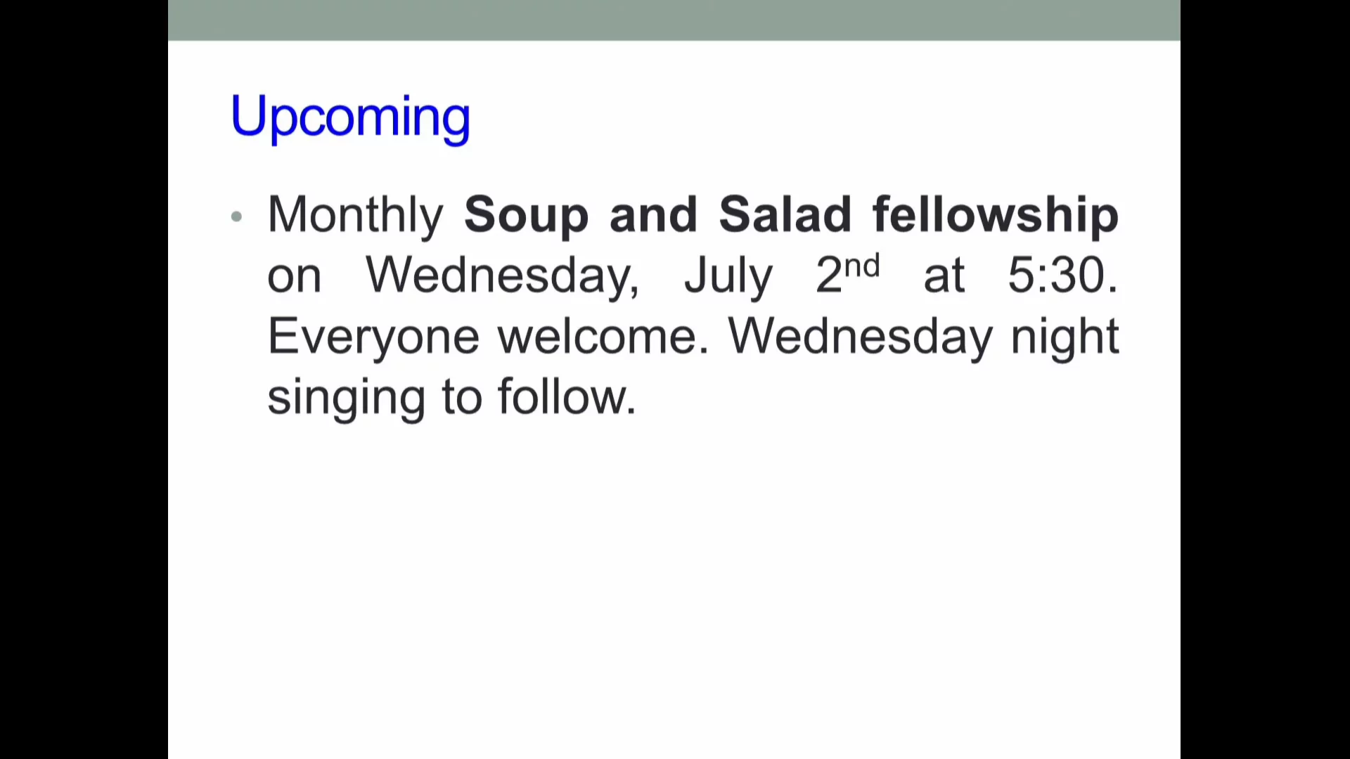 Bethel Service, June 15, 2025
