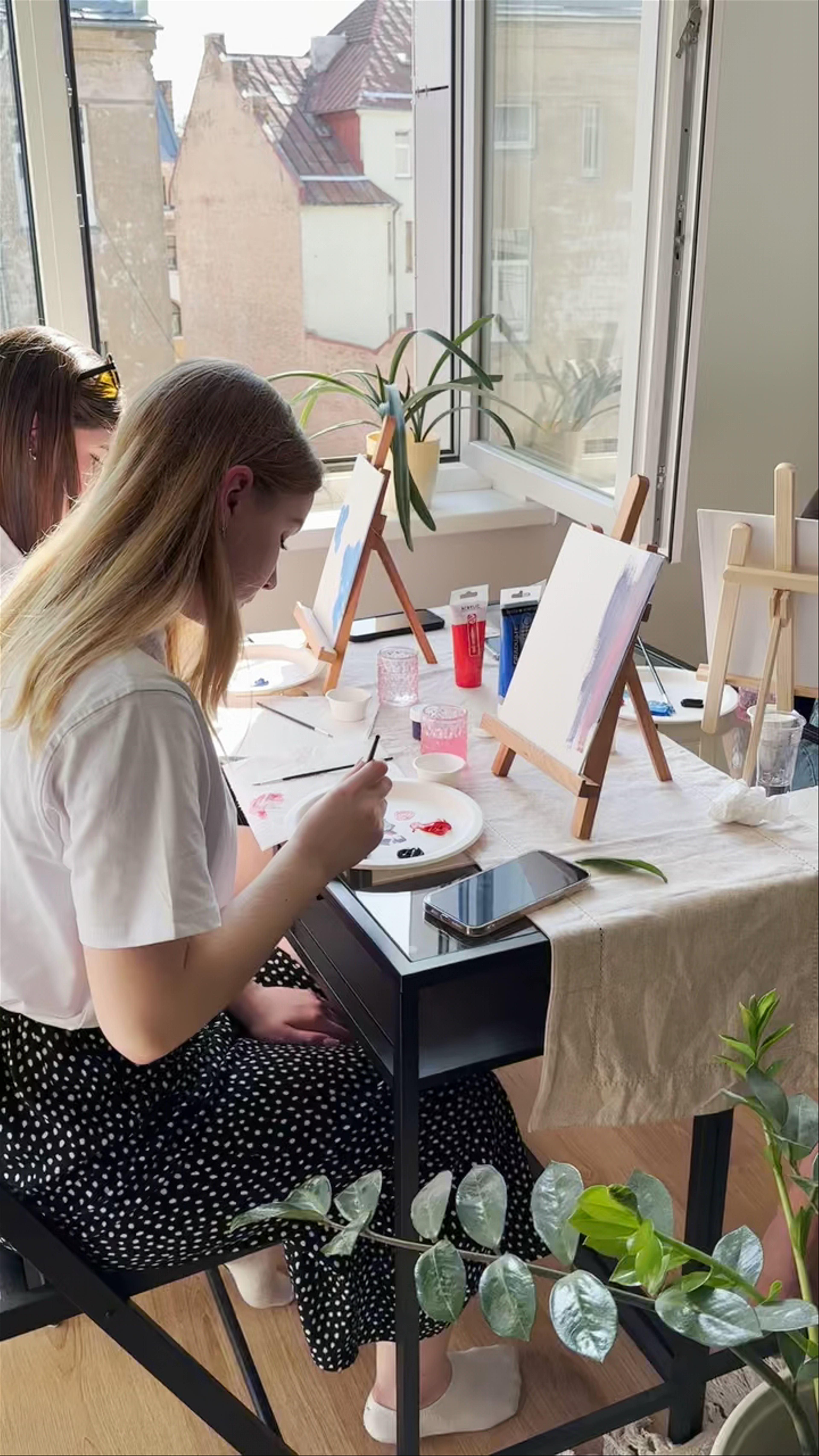 Creative Painting Session in Cozy Riga Studio