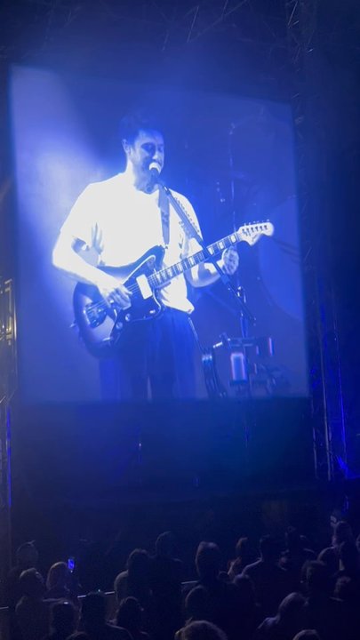 Francis Field - Marcus Mumford on the Jumbo TV - Parks Near Me - Saint Augustine, Florida