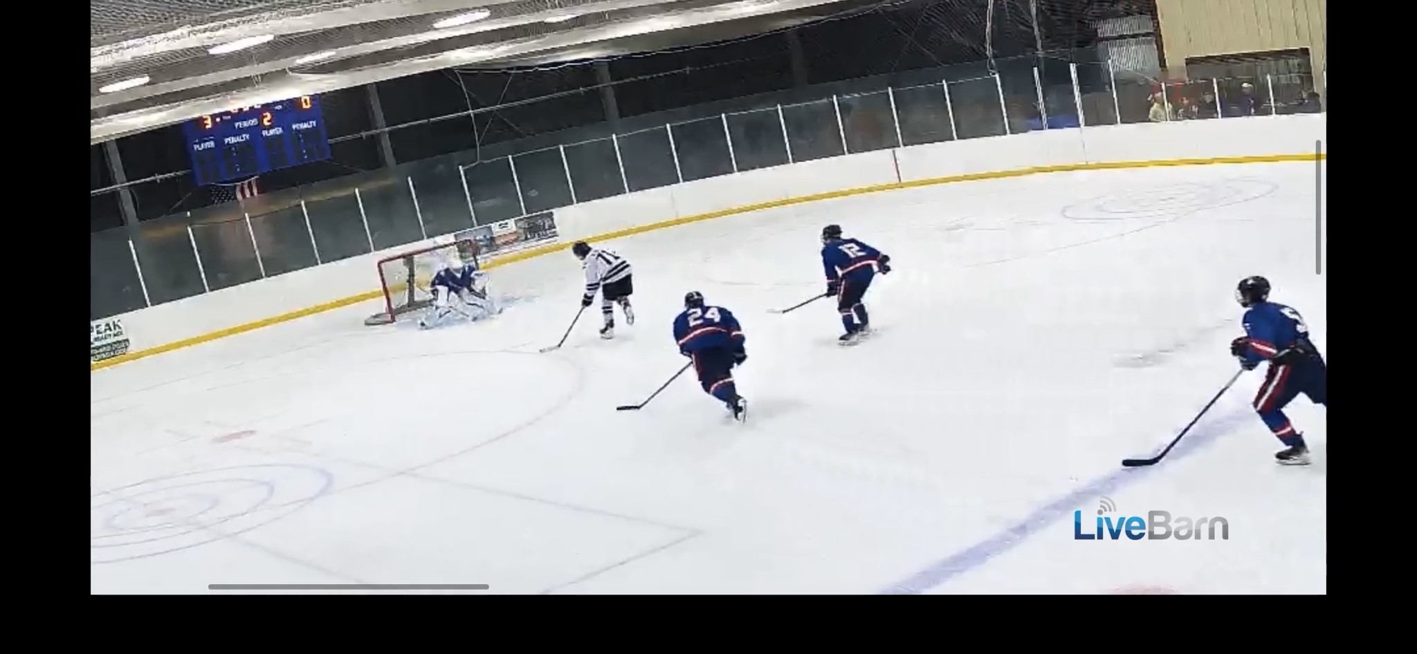 Trenton Clark's Stunning Breakaway Goal | Lewis-Palmer Highlights