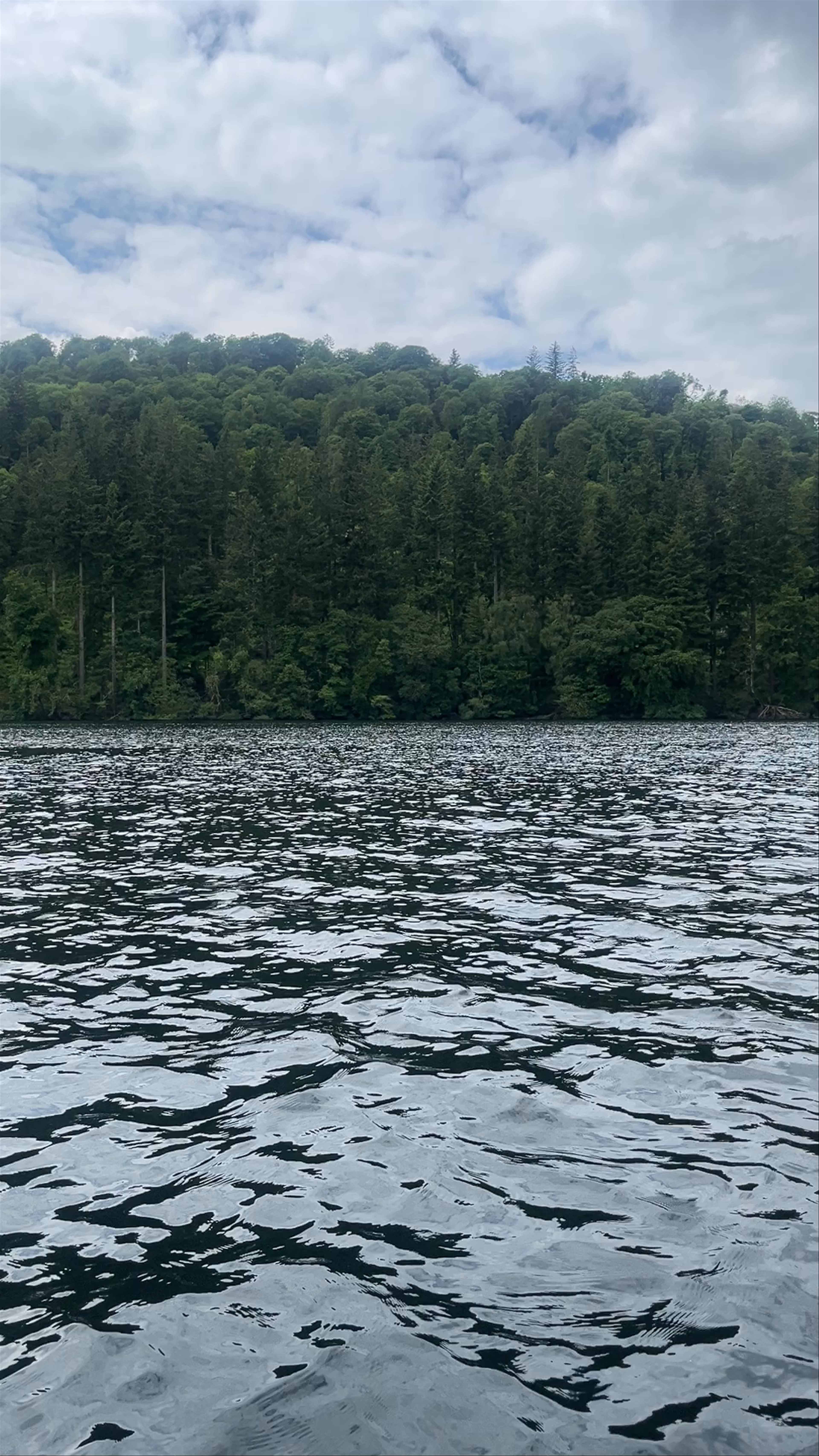 Serene Boat Ride on Lake Windermere in the Lake District National Park