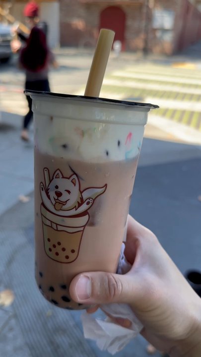 Honeybear Boba - Birthday Cake Milk Tea with boba. - Bubble Tea Near Me - San Francisco, California