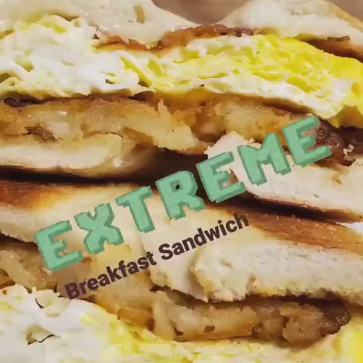 Demet's Donuts - Fresh Cracked Eggs,Sausage, melted Cheese and seasoned Hash Browns  right inside! - Donuts Near Me - Medford, Massachusetts