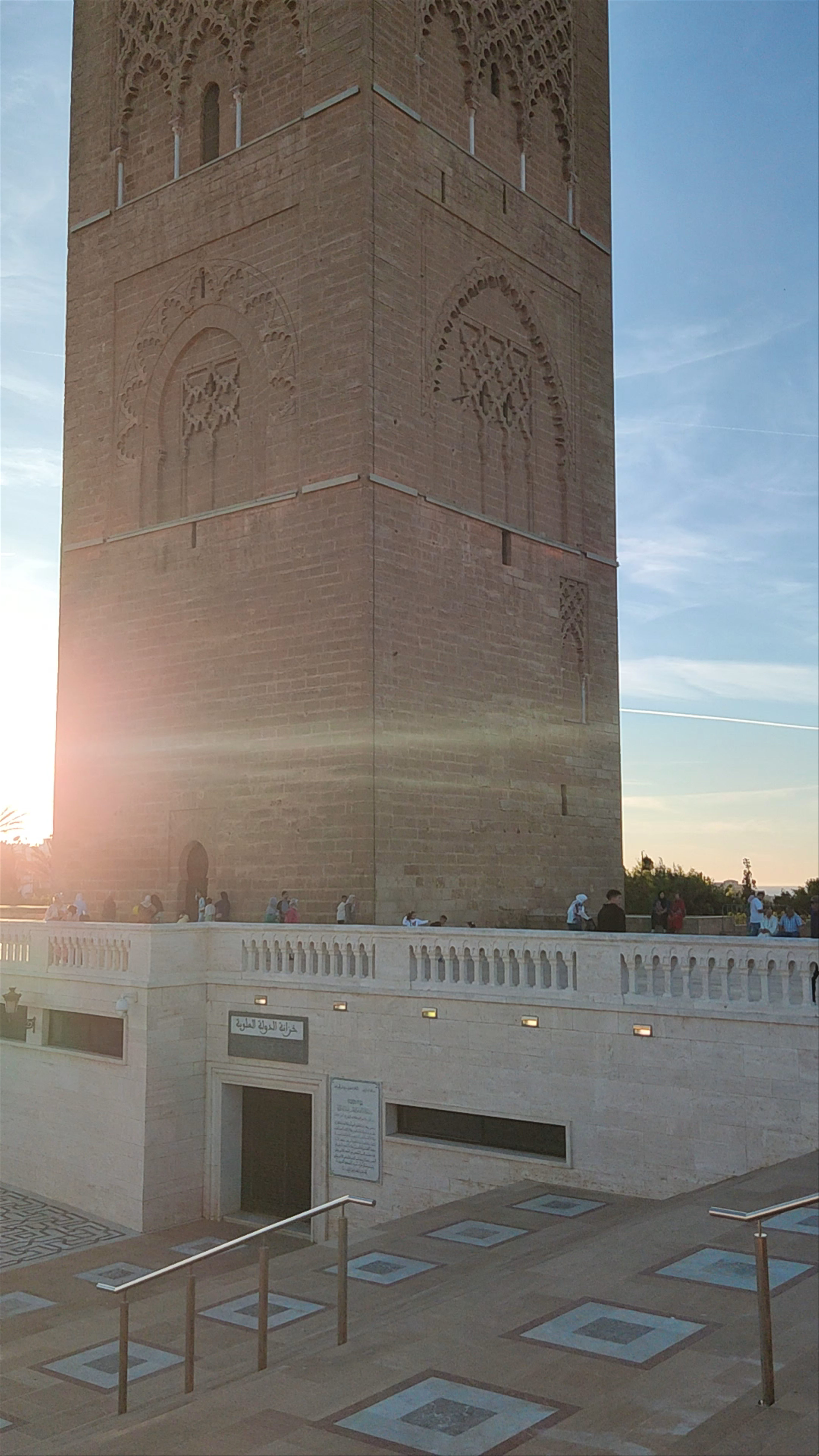 Hassan Tower at Sunset: Historic Majesty in Rabat, Morocco