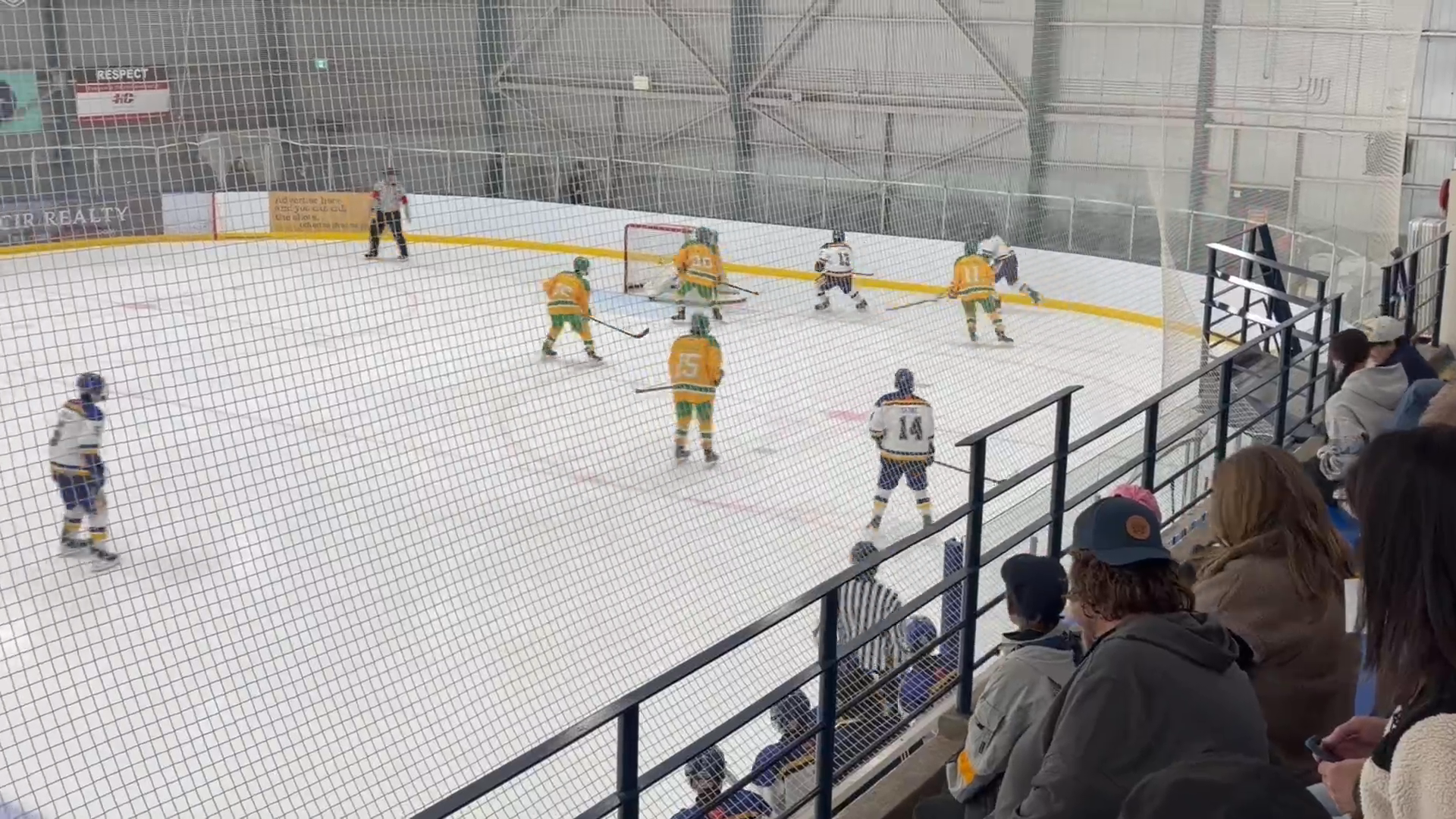 Santino making it look easy: Stick Save & Glove Grab | CNHA Gold U18 AA