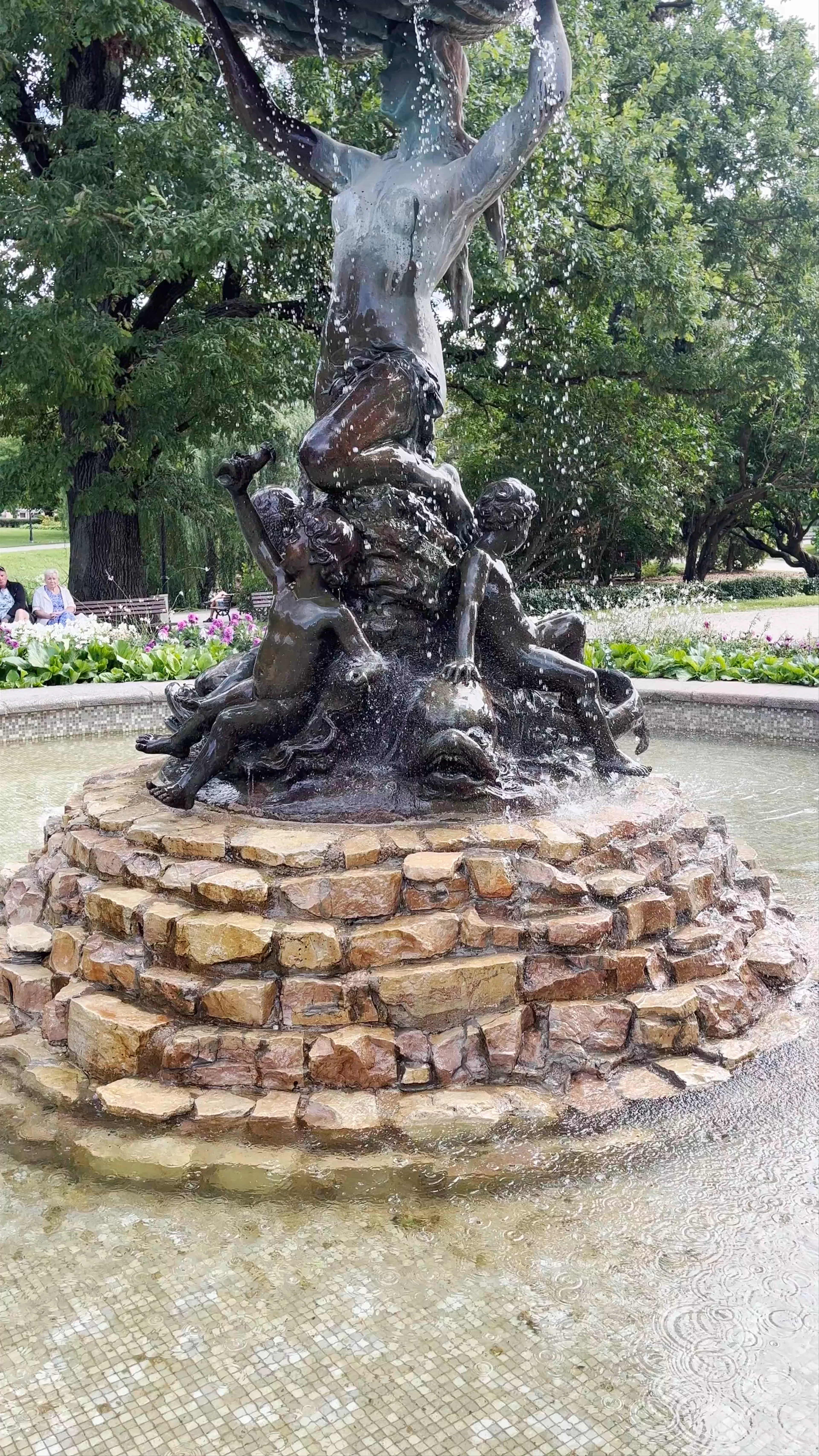 Фонтан "Нимфа", Aspazijas bulvāris, Central District, Riga, Latvia