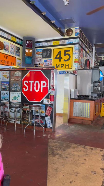 Pit Stop Diner - the interior - Diners Near Me - Oceanside, California