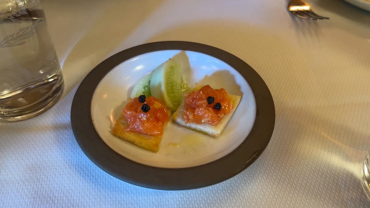 Chez Panisse - Salmon tar tar - New American Near Me - Berkeley, California