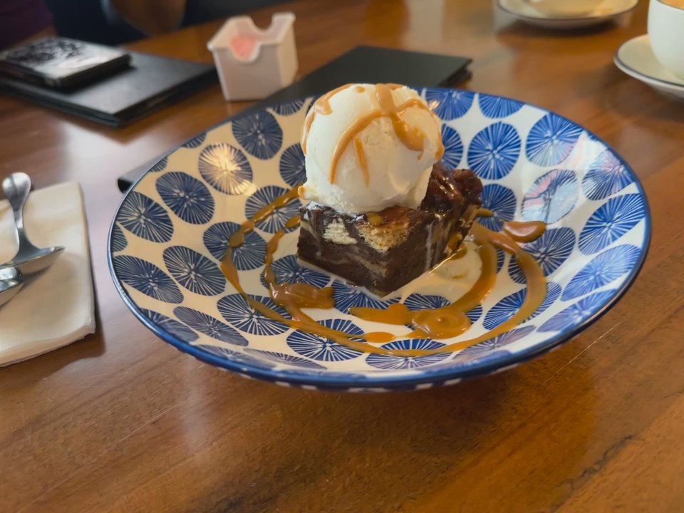 District Bistro - The delicious bread pudding with ice cream. - New American Near Me - Wheaton, Maryland