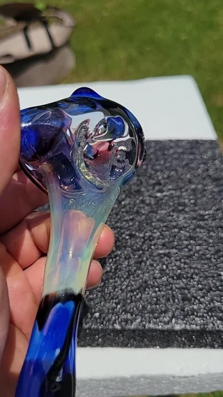 Preview pic of Bubble hash hammer #5 light colbalt over ghost and jetblack