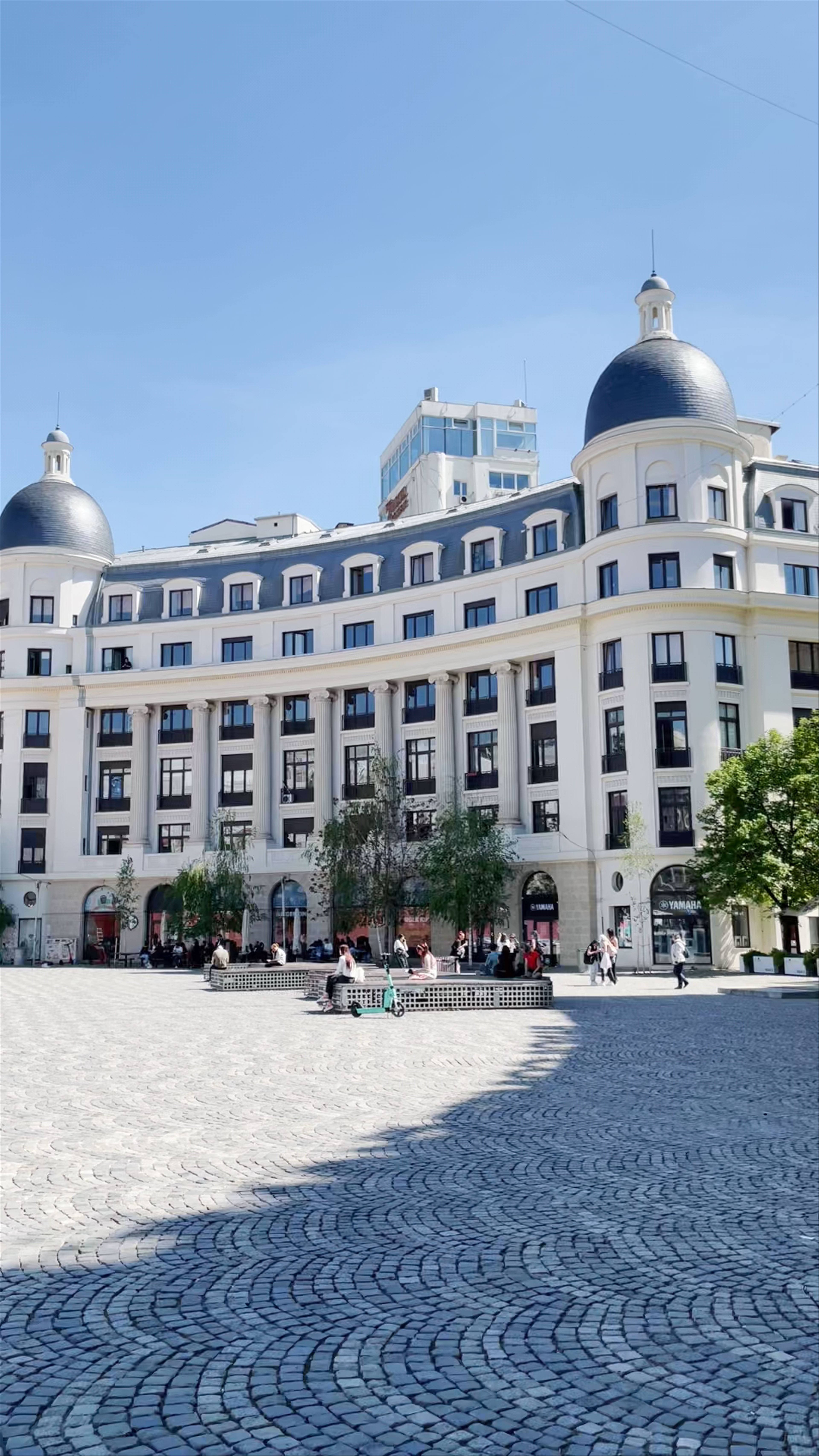 Sunlit Elegance at University Square, Bucharest