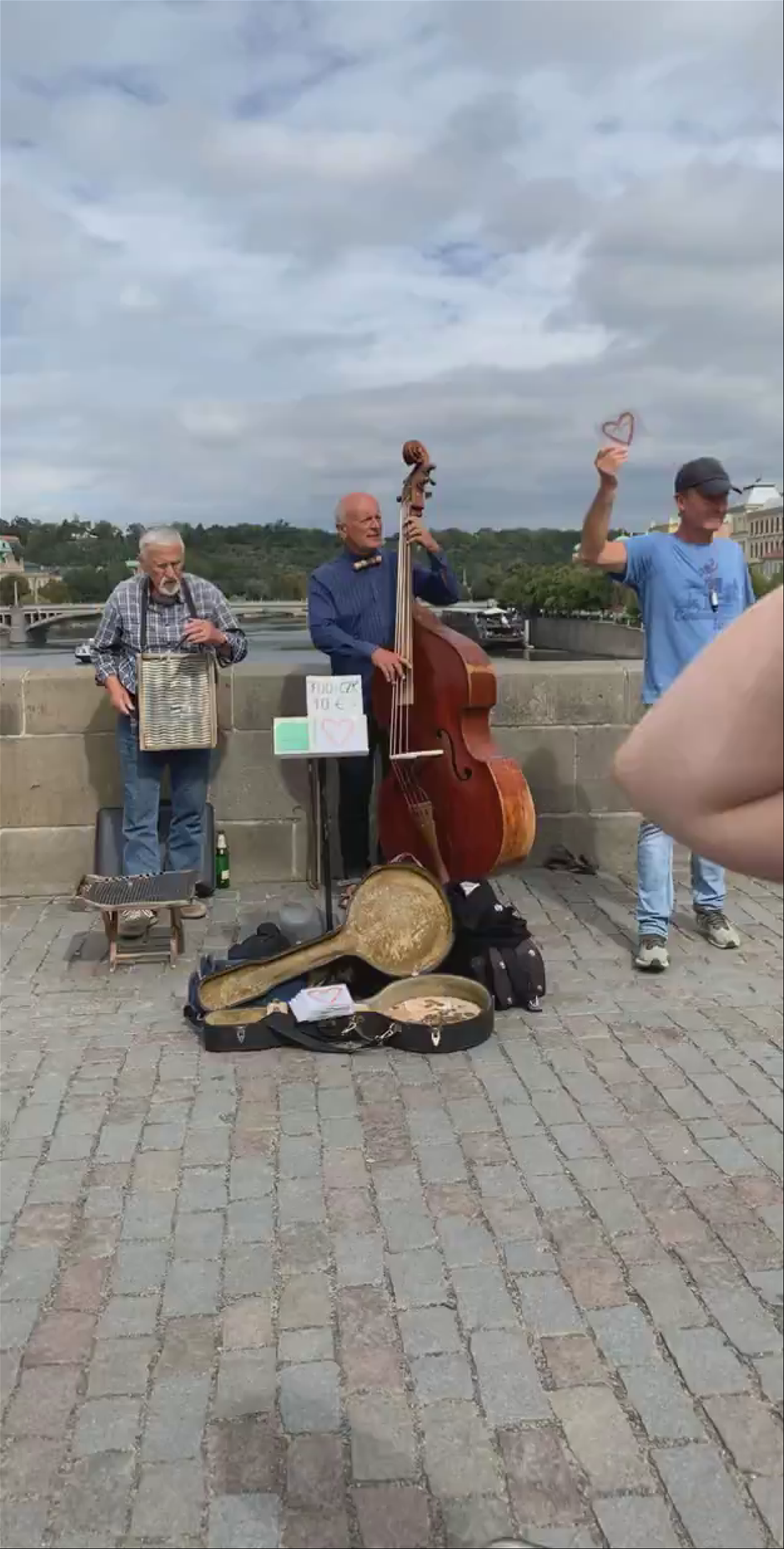 Street Musicians on Charles Bridge in Prague