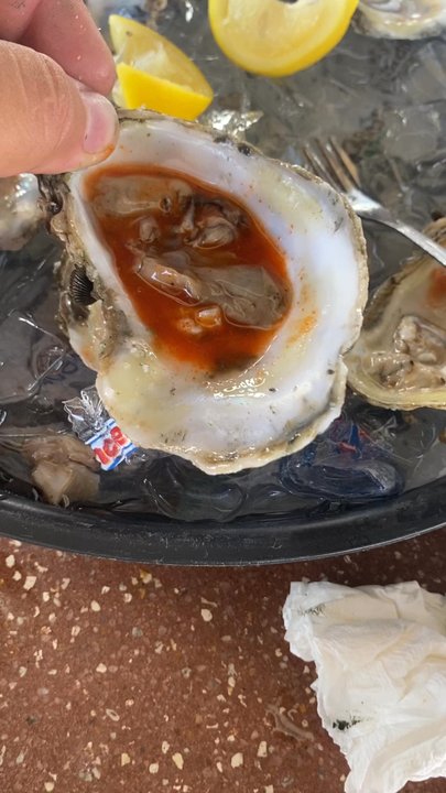 Crabby's Oceanside - Highly recommend their Crabby's Fresh Oysters* - Seafood Near Me - Daytona Beach, Florida