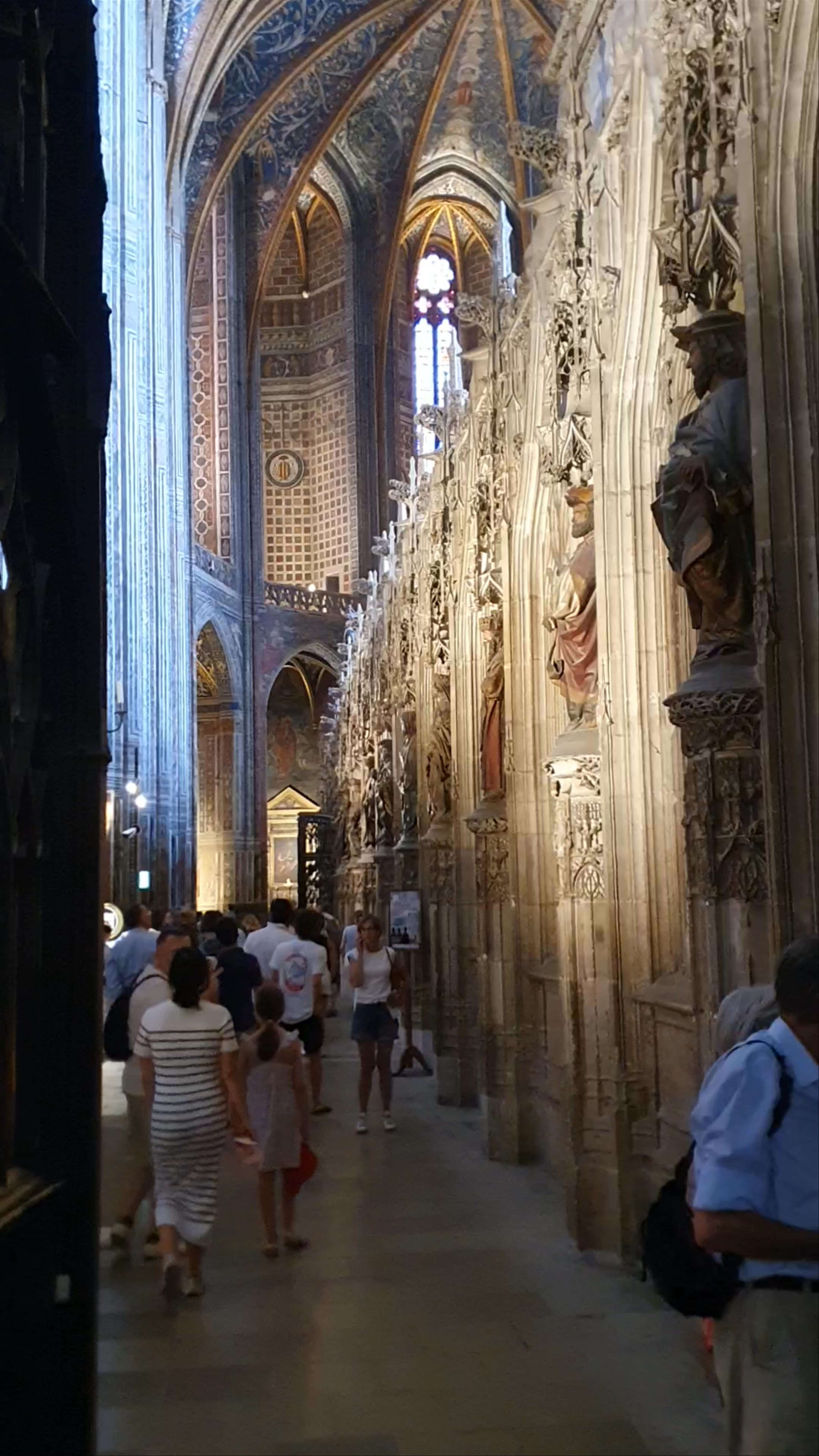 Magnificent Gothic Interiors at Cathédrale Sainte-Cécile, Albi, France