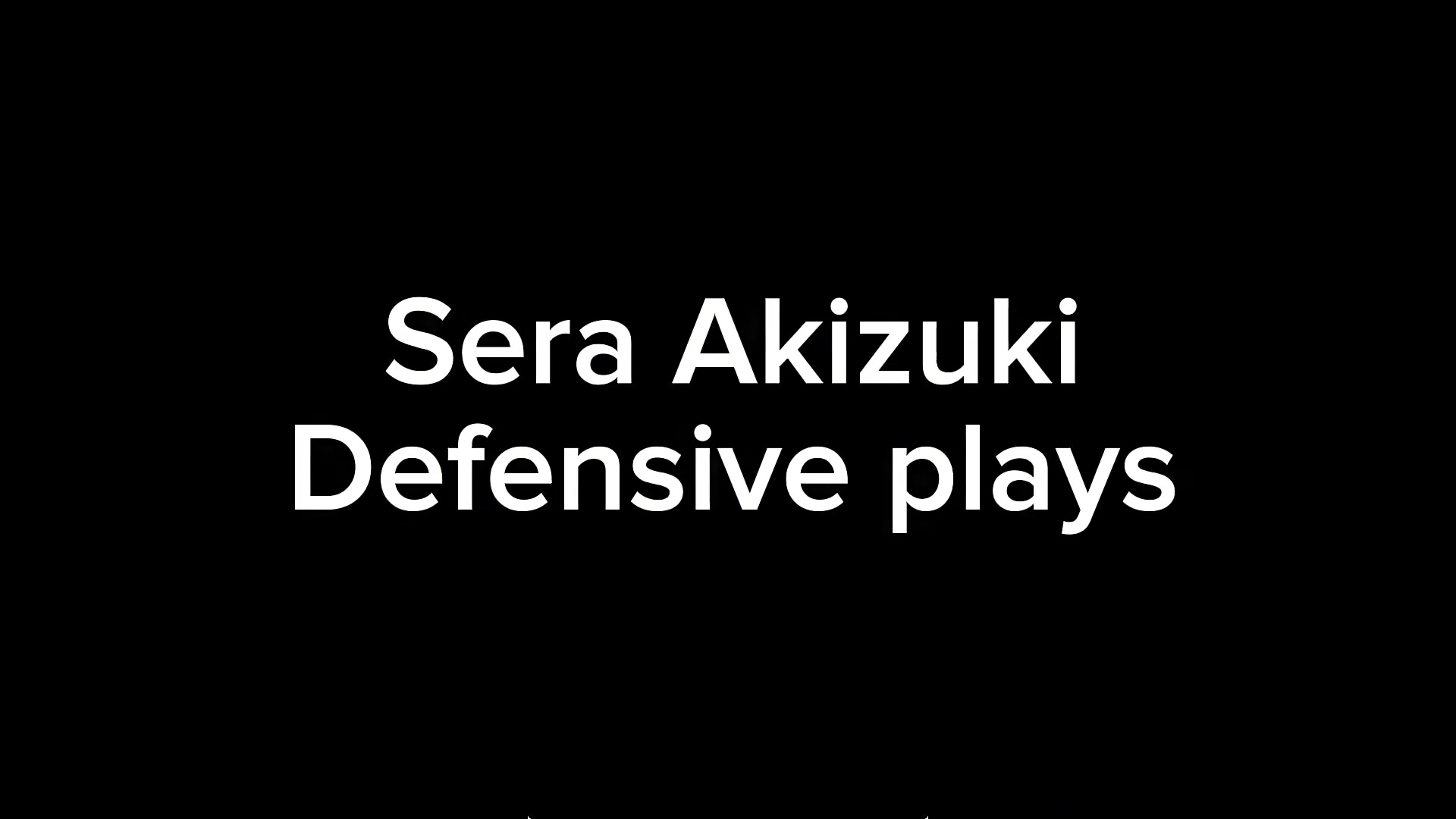 Sera Akizuki: Defensive Highlights from Fraser Valley Rush