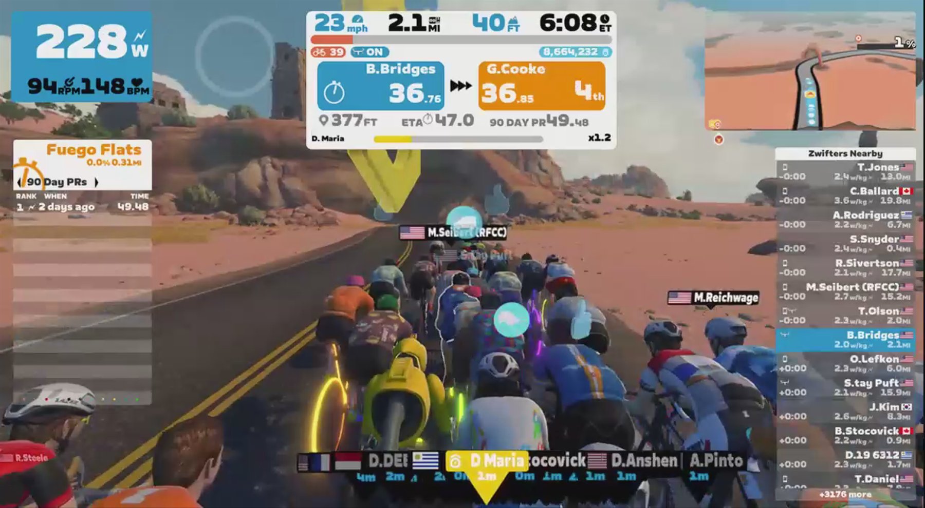 Zwift - Pacer Group Ride: Tick Tock in Watopia with Maria