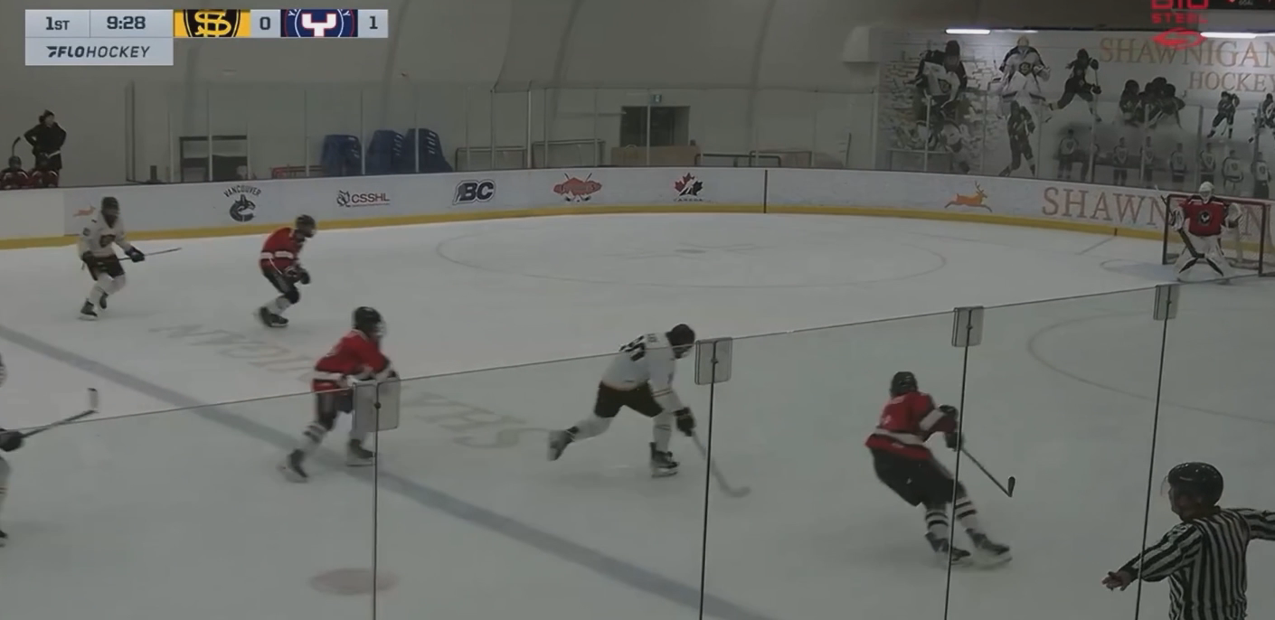 Hayden Slade's Slick Assist: Masterful Stickhandling at Shawnigan Lake