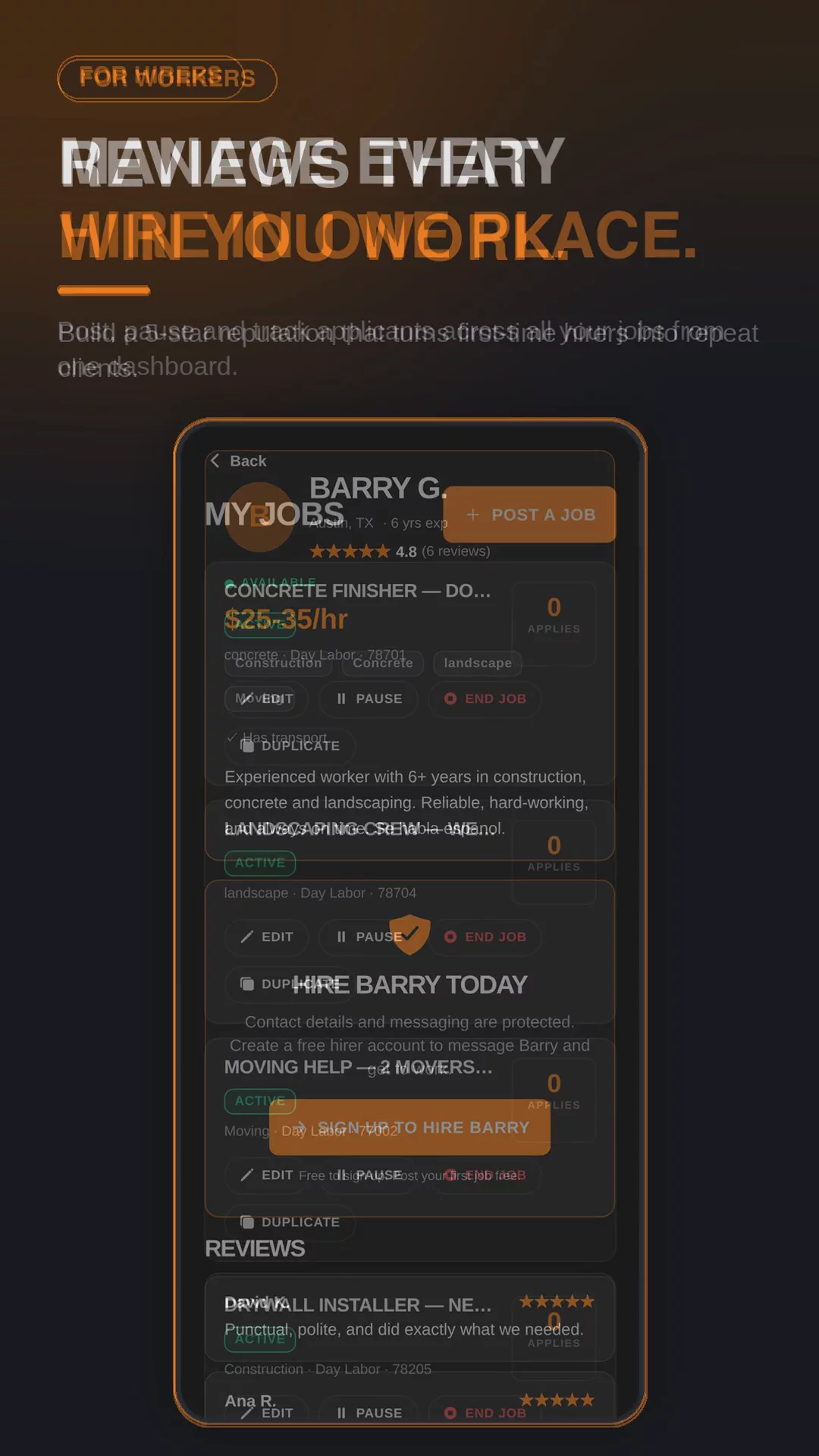 ChambaNow — Hire Skilled Trade and Labor image 1