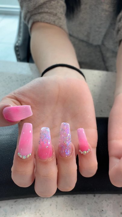 Aria Nail Bar - Amazing nails by Jenny ! So pretty and nice for valentines make your dream nail come true !!! - Nail Salons Near Me - McKinney, Texas