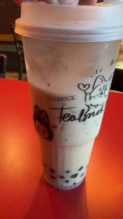 Tea Brick - This cup is ICONIC - Tea Rooms Near Me - Monterey Park, California