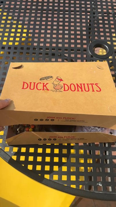 Duck Donuts - Unboxing of six delicious donuts!! - Donuts Near Me - Rancho Cucamonga, California