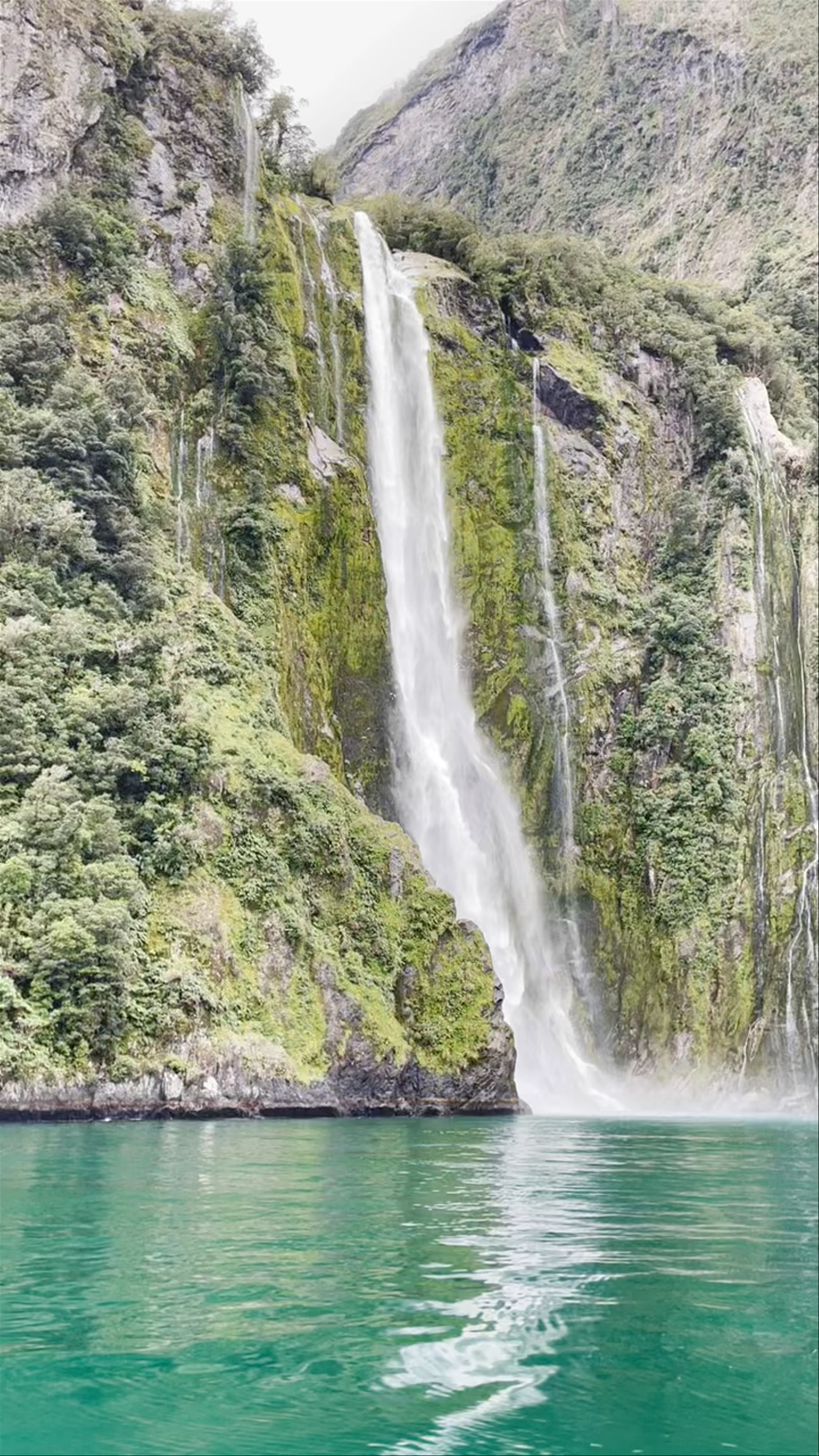 Bowen Falls Milford Sound Highway, Southland, New Zealand