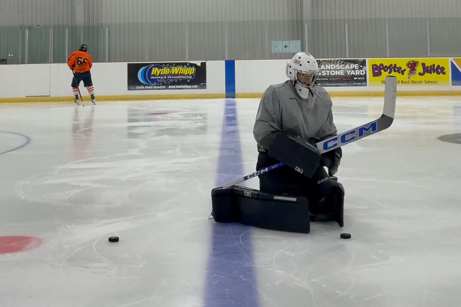 sliding on knee pads
