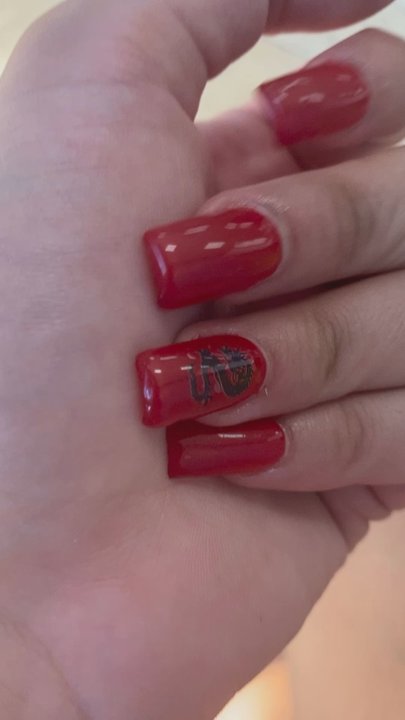 Creative Nail & Spa - she didn't even file them correctly my stickers had bubbles in them and she argued that they weren't bubbles didn't fix the shape of my nail - Nail Salons Near Me - Sanger, California