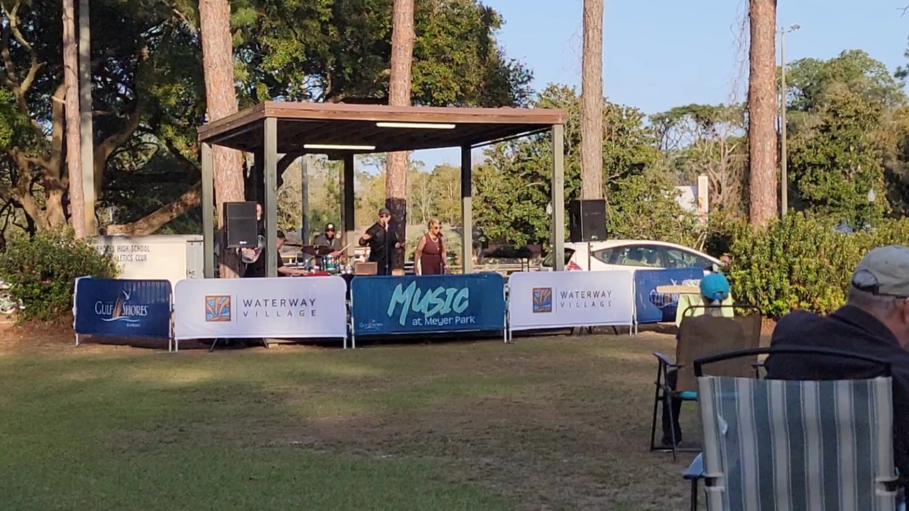 Meyer Park - Kicking off the concert in the park series today, it's a beautiful day in paradise!!! - Playgrounds Near Me - Gulf Shores, Alabama