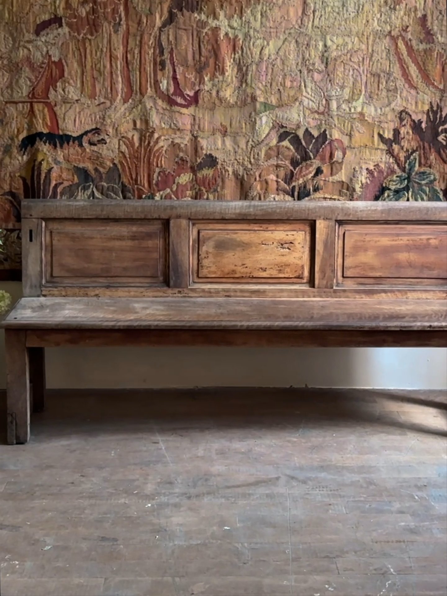 French Panel Bench
