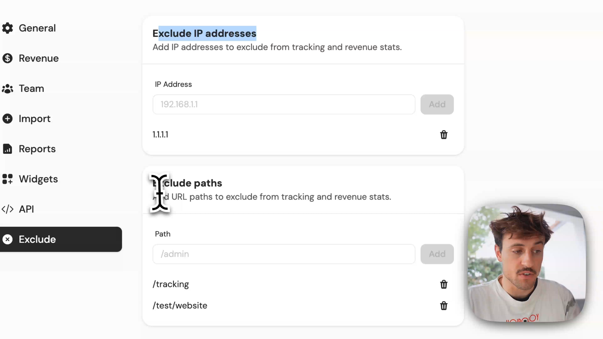 IP/path exclusions & date hopping