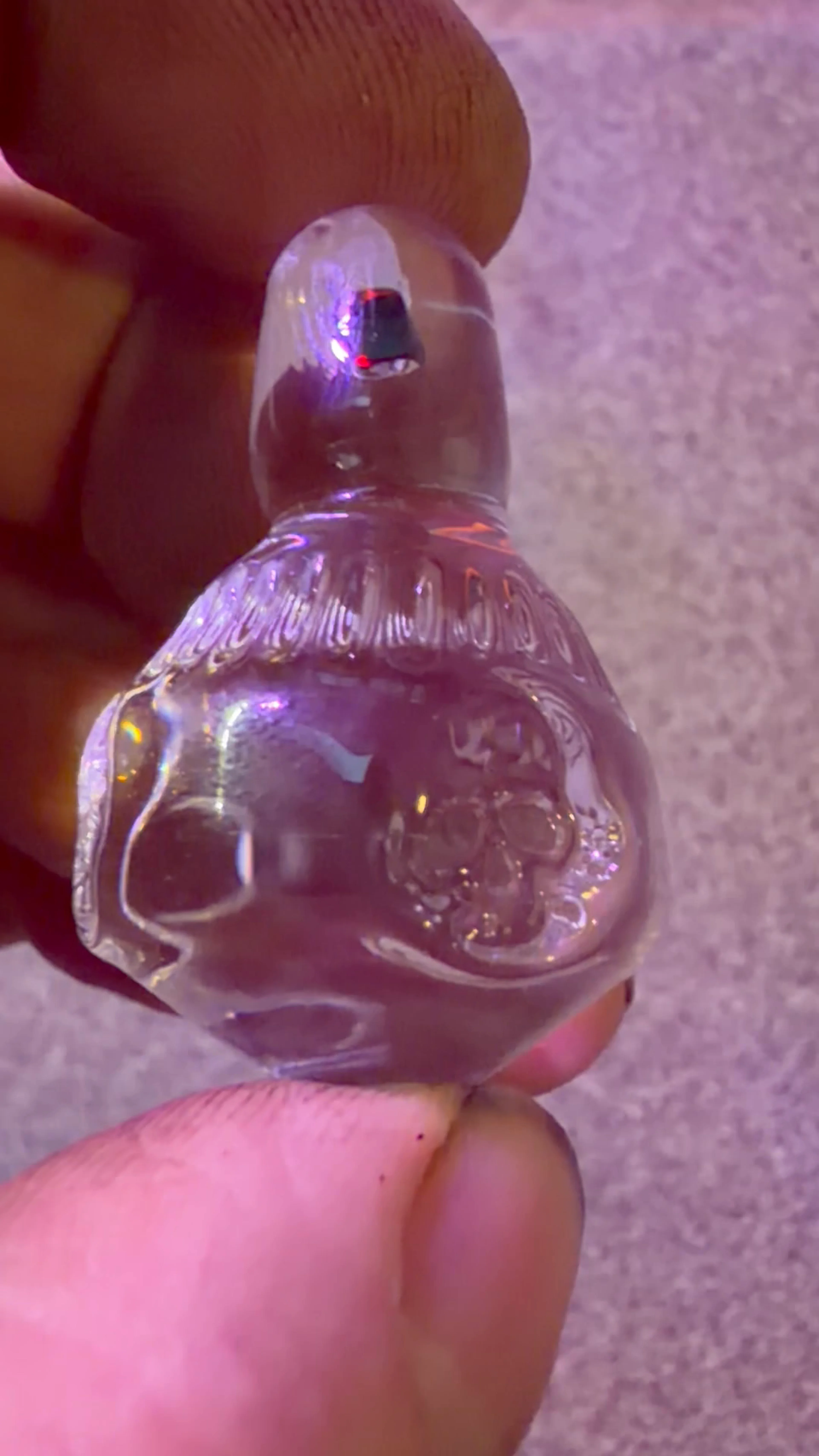 Preview pic of Black Opal skull spinning terp top