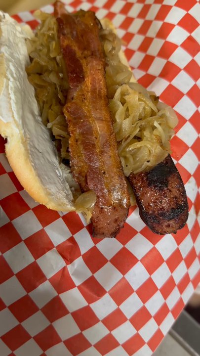 Rain City Hot Dogs - Seattle dog with bacon - Hot Dogs Near Me - Seattle, Washington