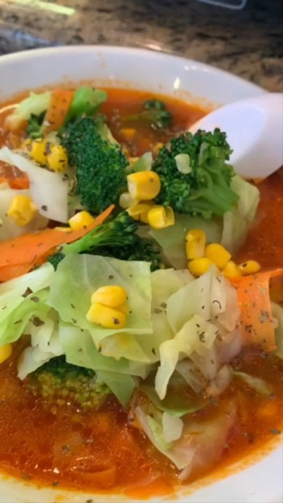 Masa Ramen - Delicious Tomato based soup Ramen with vegetables & Mini Karaage bowl  the spicy sauce actually goes well with most of their dishes - Ramen Near Me - Santa Clarita, California